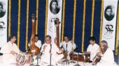 Pandit Sharad Sathe pays musical tribute to his guru Pandit D V Paluskar on the occasion of the latters 50th anniversary